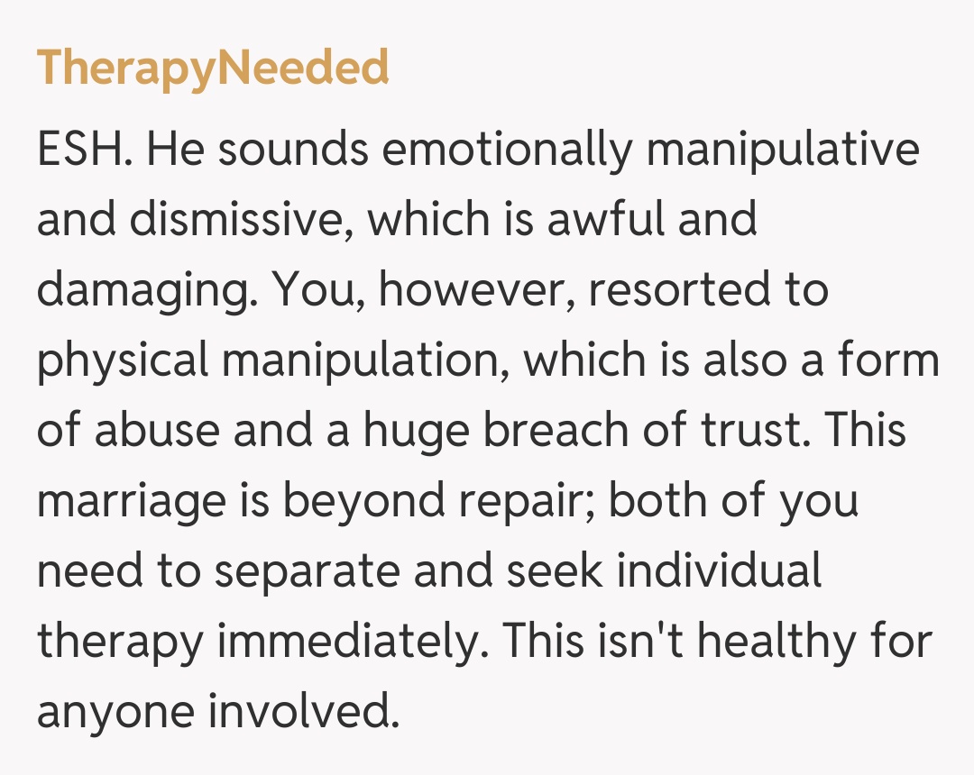 Comentariu de la TherapyNeeded