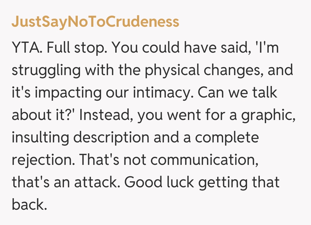 Comentariu de la JustSayNoToCrudeness