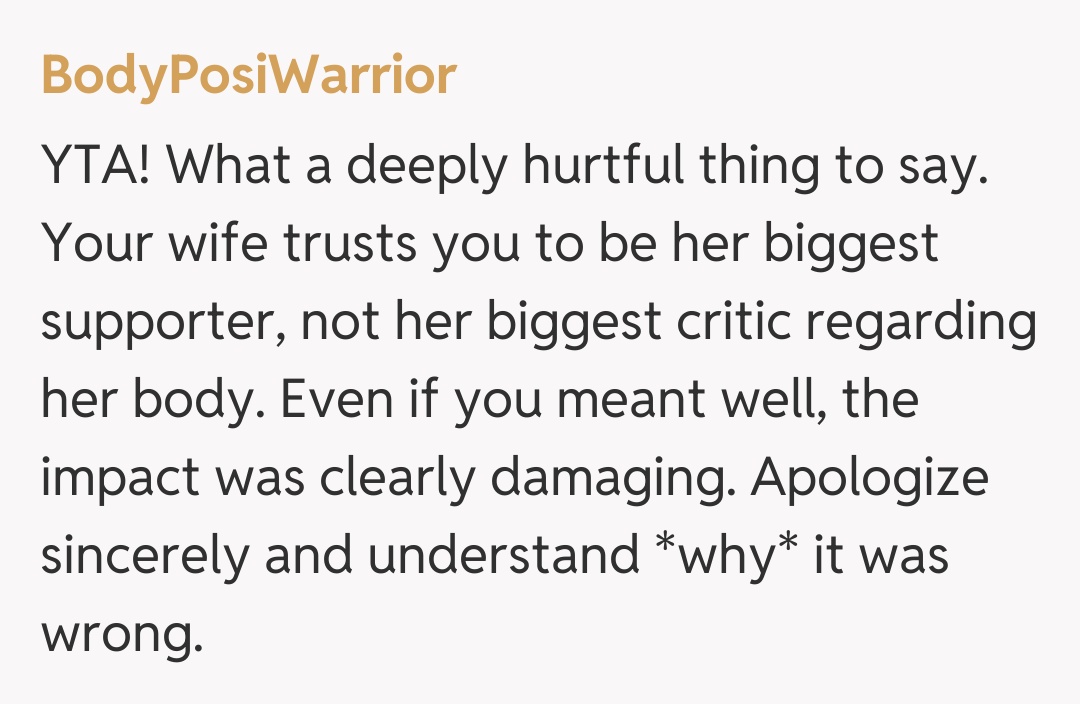 Comentariu de la BodyPosiWarrior