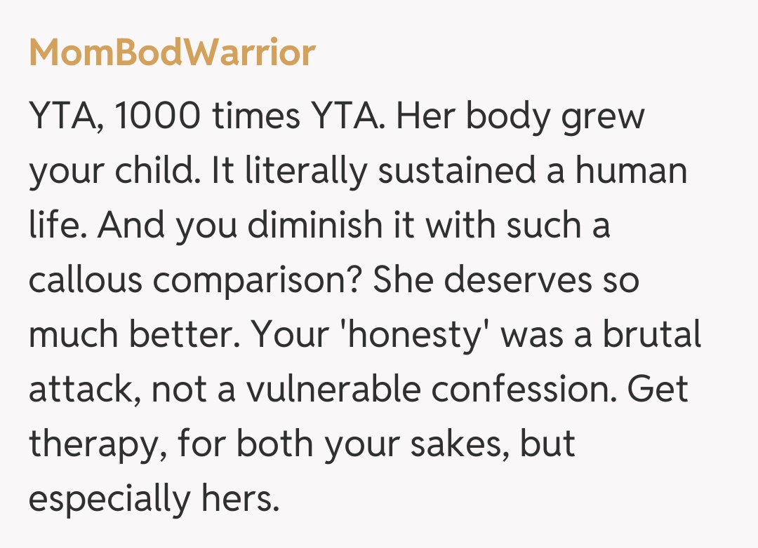 Comentariu de la MomBodWarrior