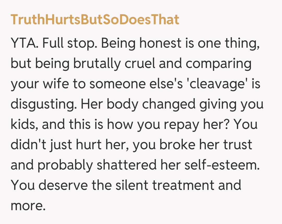 Comentariu de la TruthHurtsButSoDoesThat