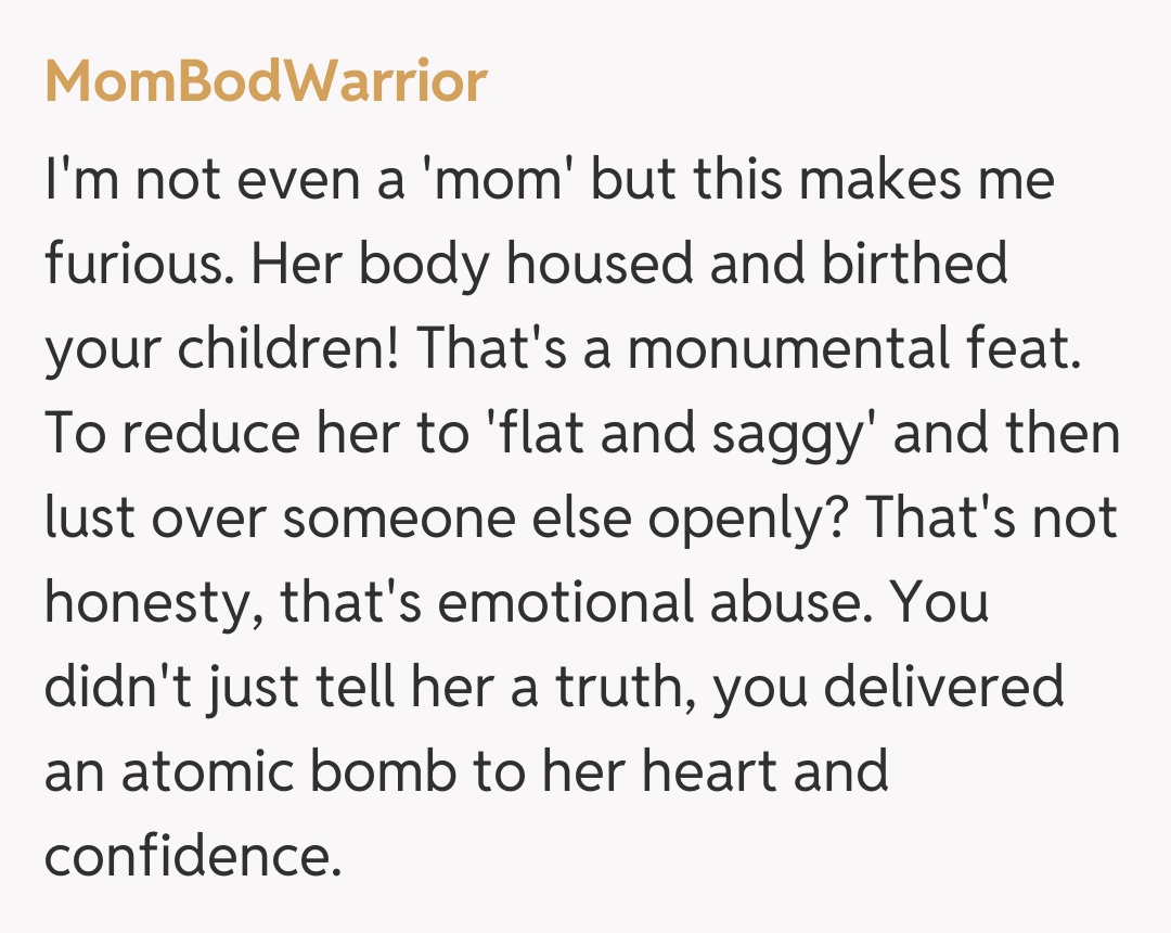 Comentariu de la MomBodWarrior