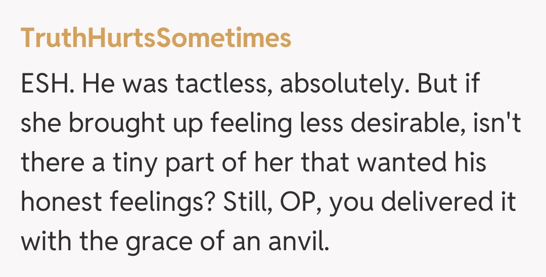 Comentariu de la TruthHurtsSometimes