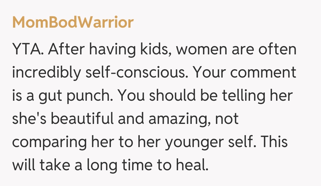 Comentariu de la MomBodWarrior