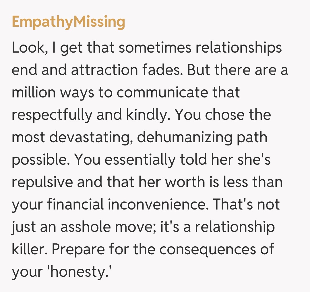 Comentariu de la EmpathyMissing