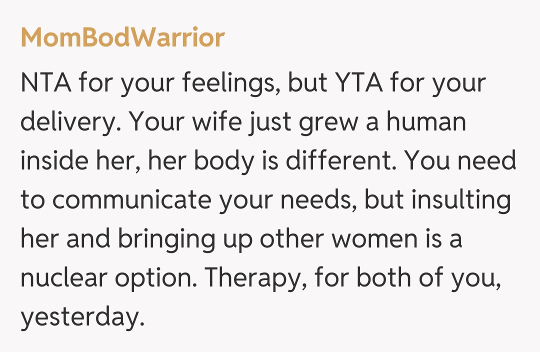 Comentariu de la MomBodWarrior