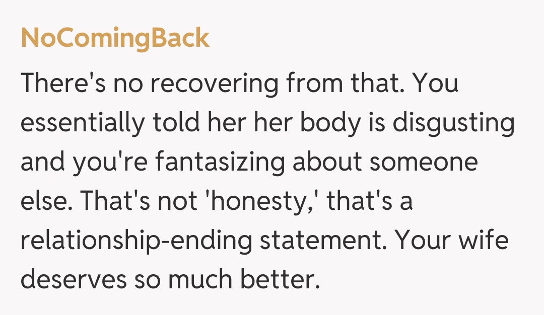 Comentariu de la NoComingBack