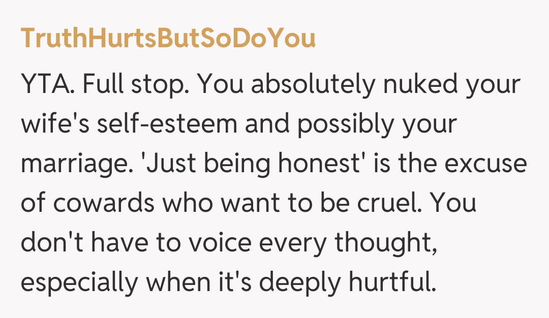 Comentariu de la TruthHurtsButSoDoYou