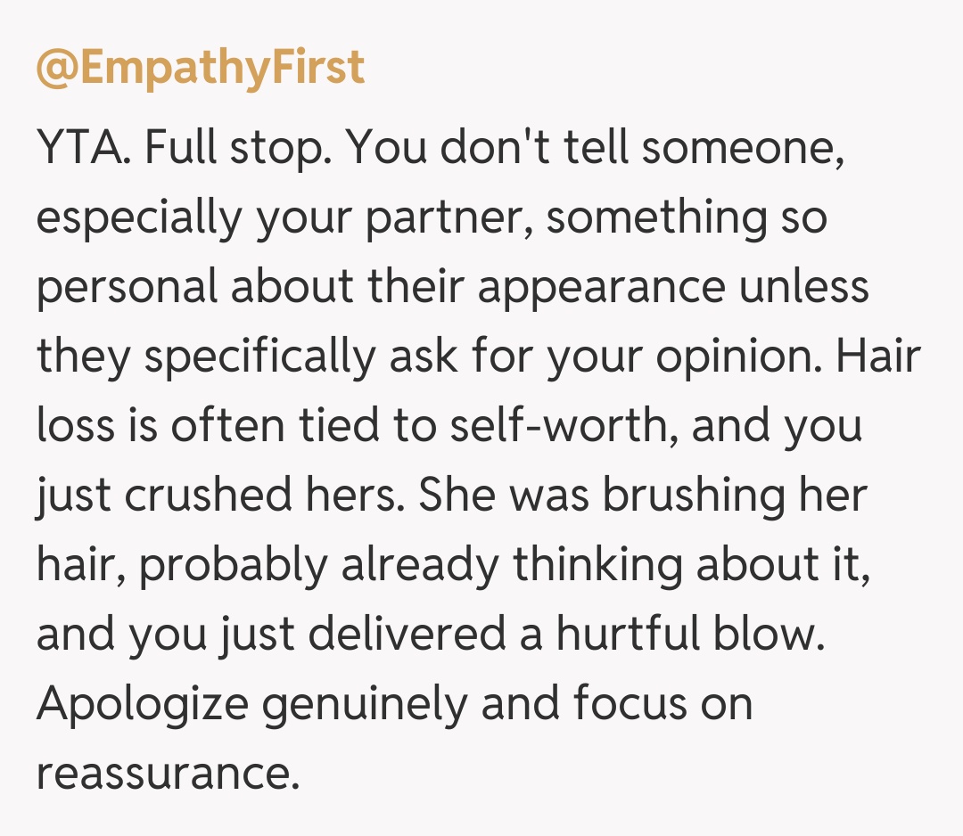 Comentariu de la @EmpathyFirst