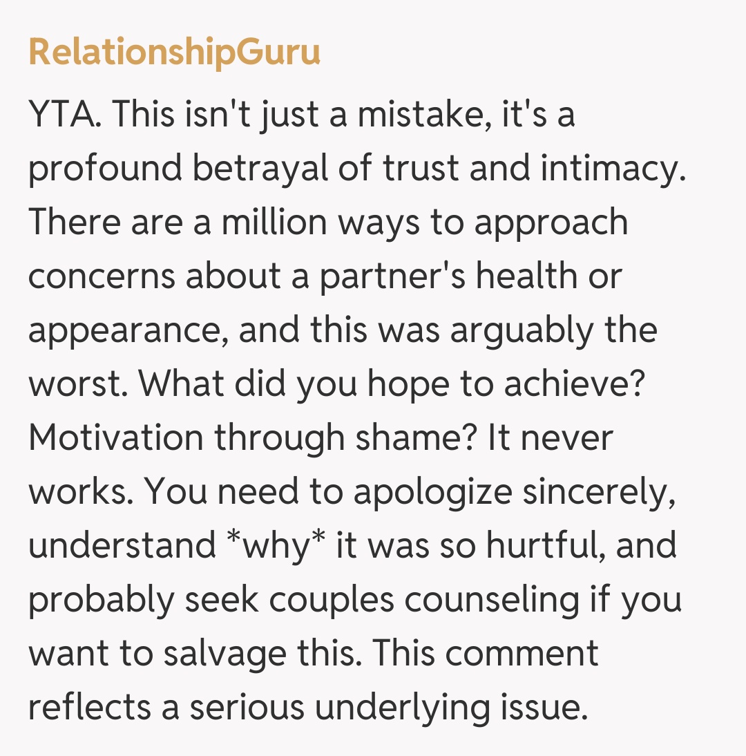 Comentariu de la RelationshipGuru