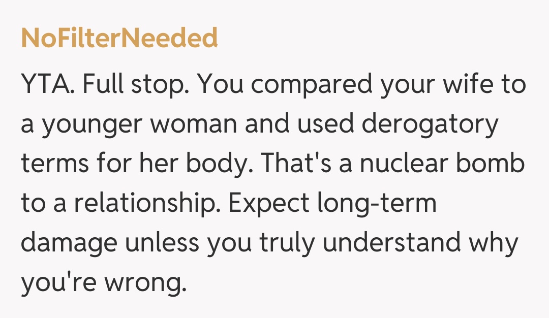 Comentariu de la NoFilterNeeded