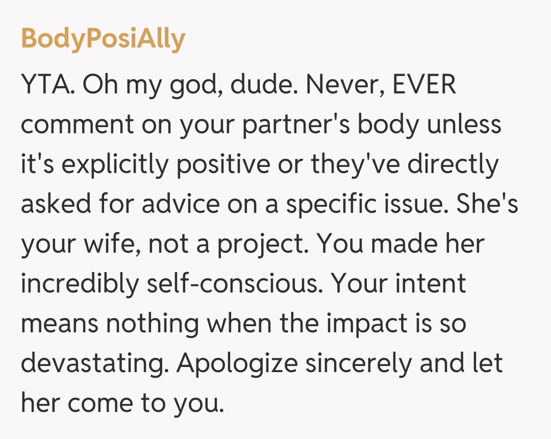 Comentariu de la BodyPosiAlly