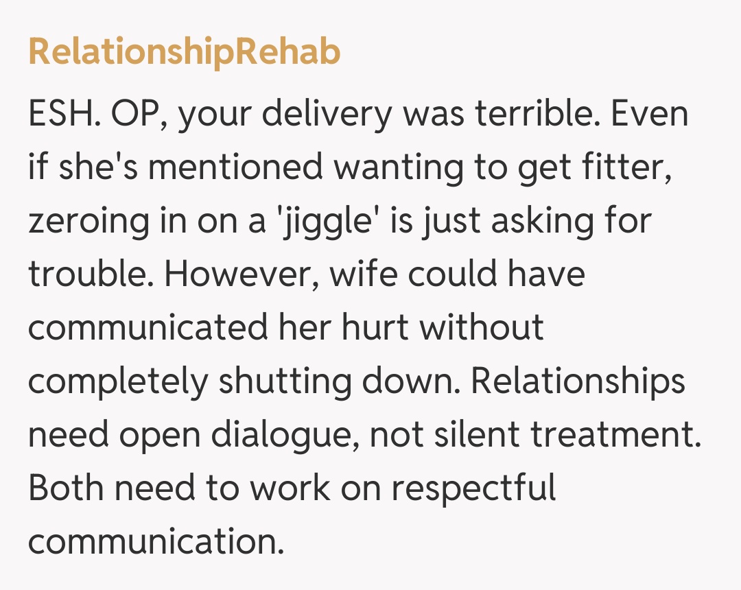 Comentariu de la RelationshipRehab