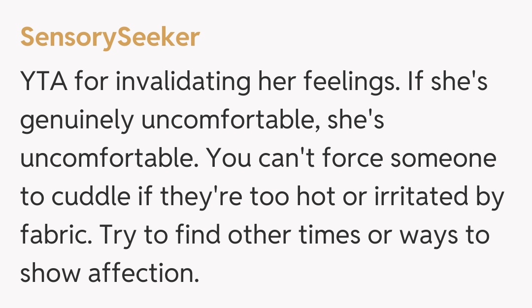 Comentariu de la SensorySeeker