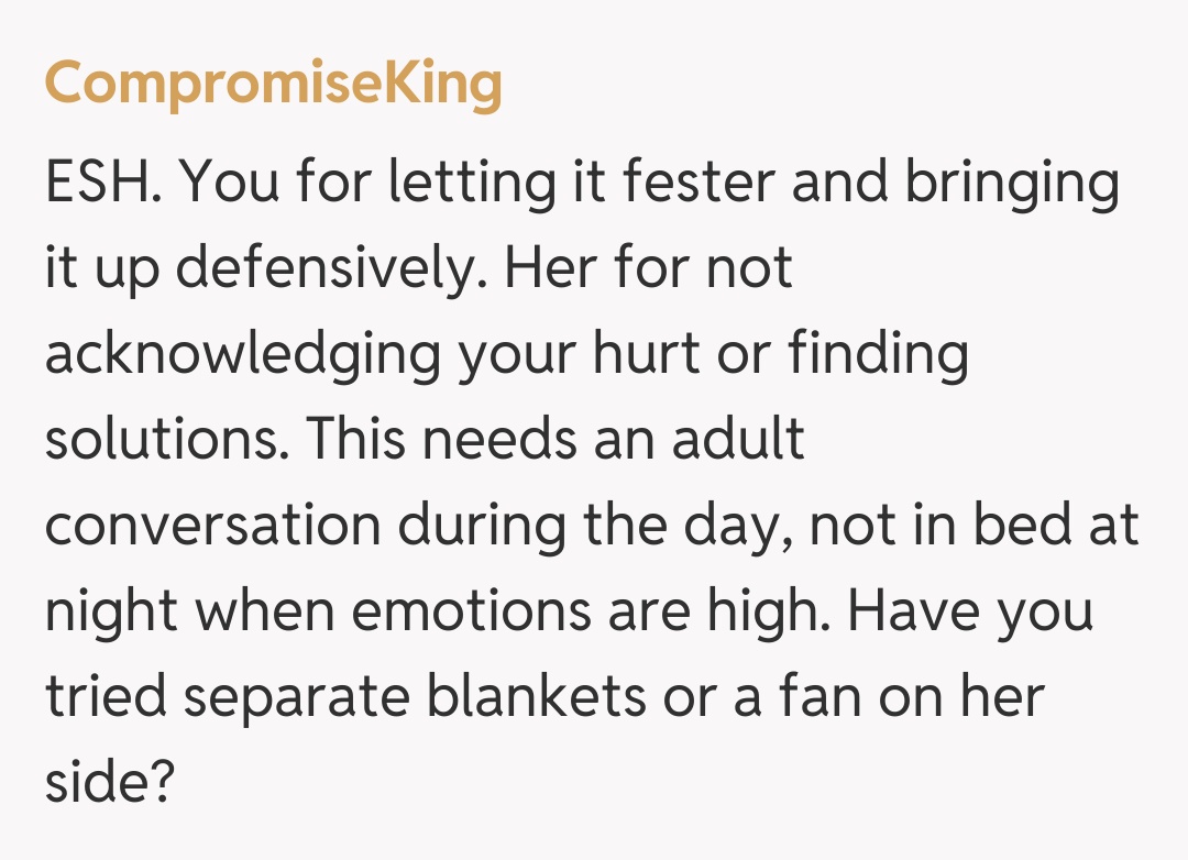 Comentariu de la CompromiseKing