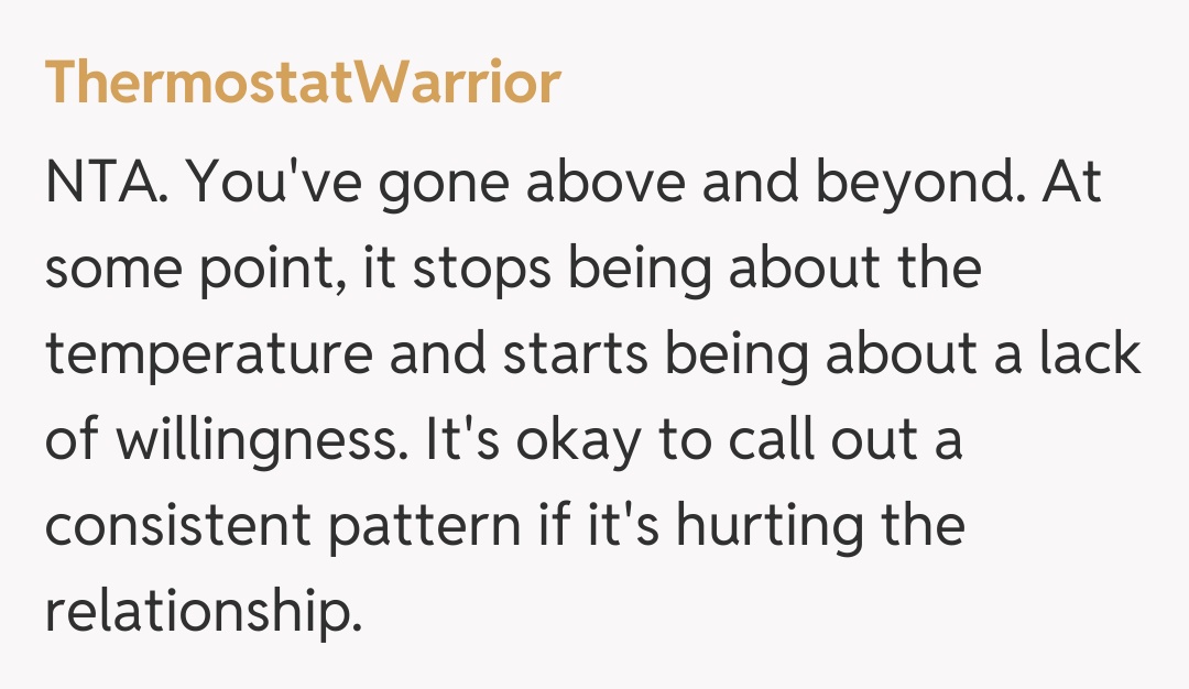 Comentariu de la ThermostatWarrior