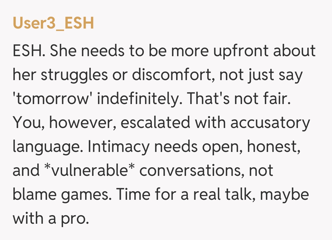 Comentariu de la User3_ESH