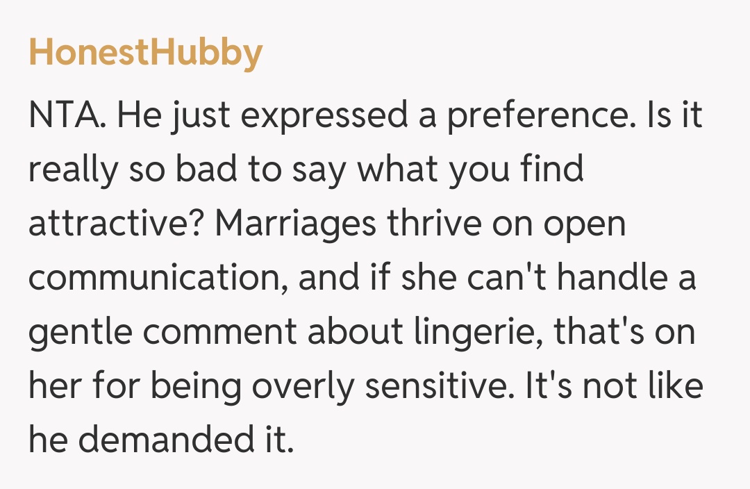 Comentariu de la HonestHubby