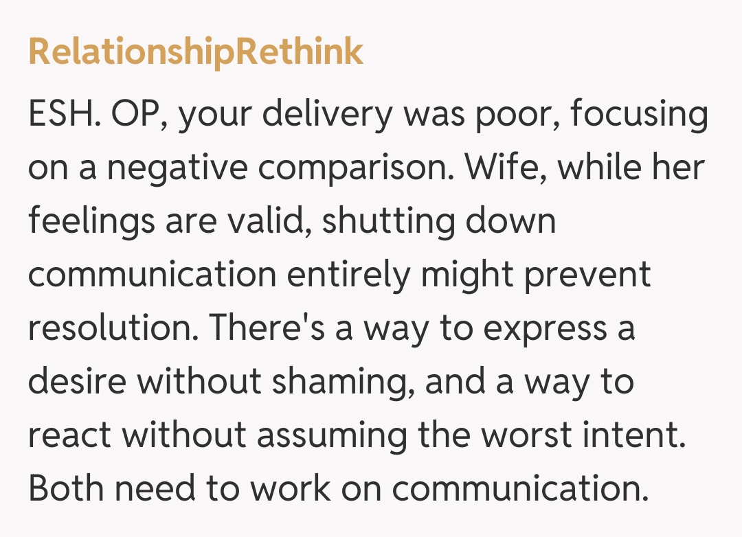 Comentariu de la RelationshipRethink