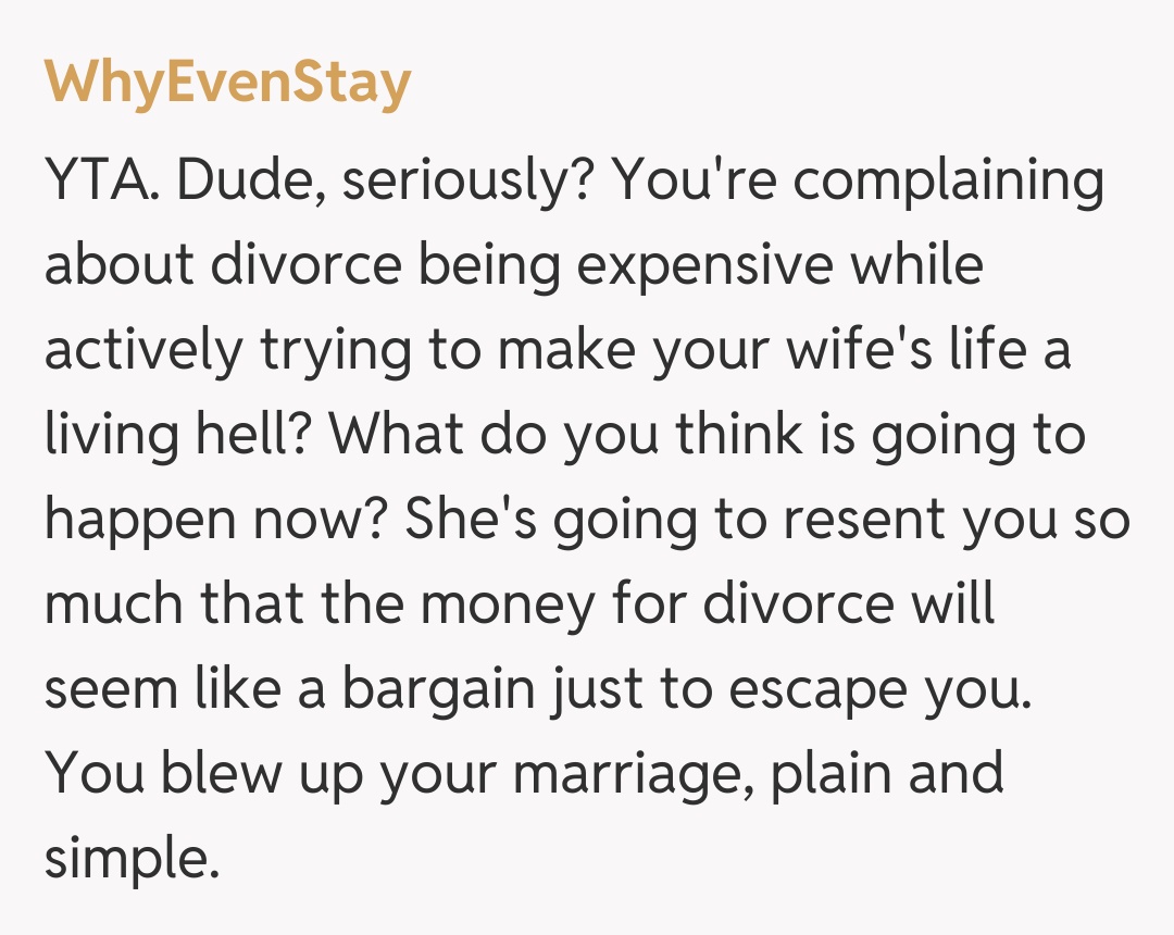 Comentariu de la WhyEvenStay