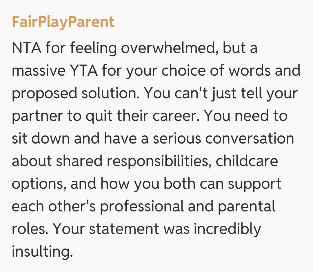 Comentariu de la FairPlayParent