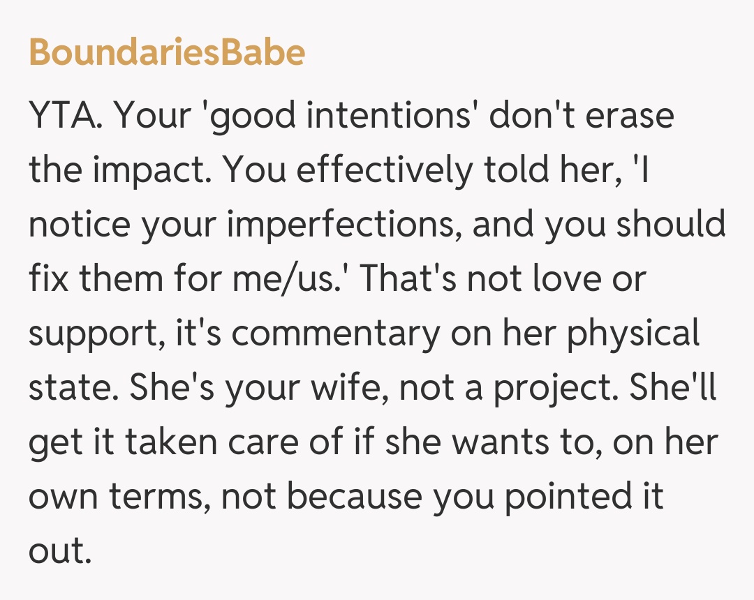 Comentariu de la BoundariesBabe