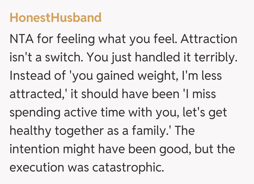 Comentariu de la HonestHusband