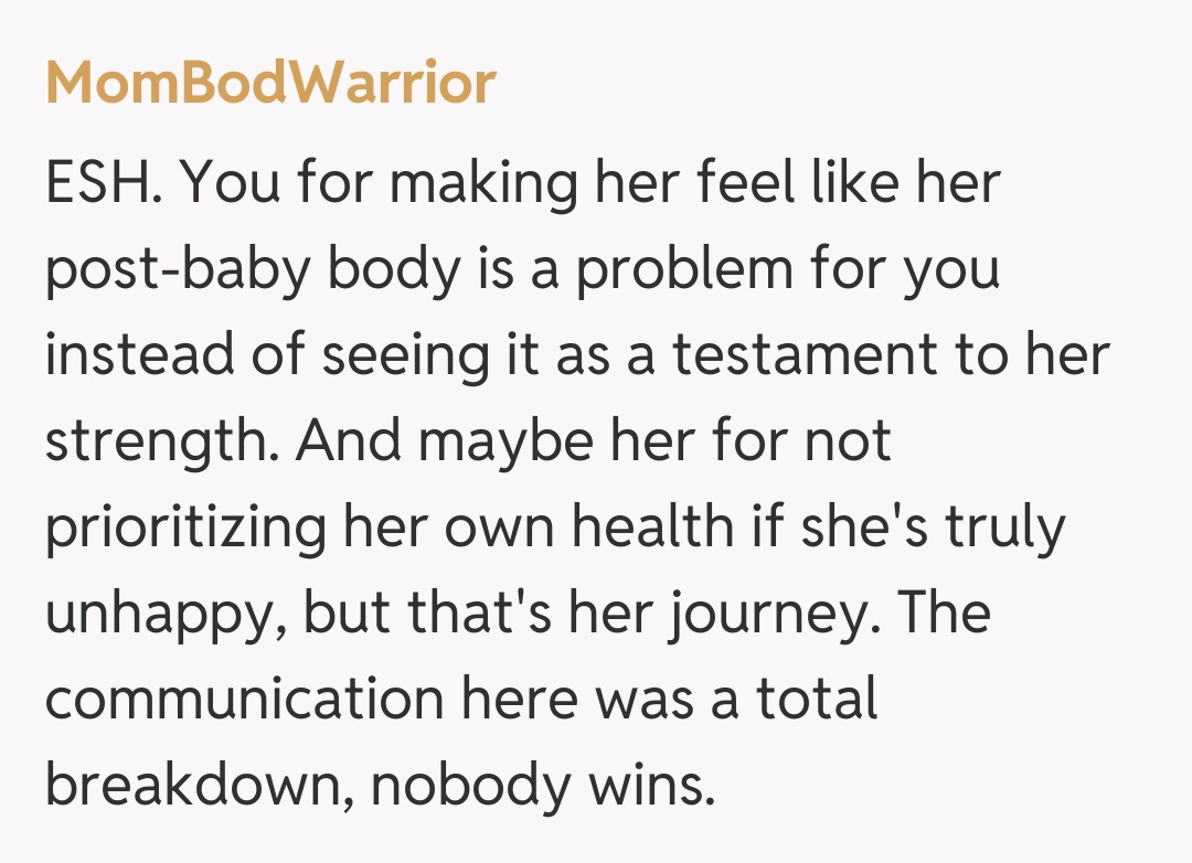 Comentariu de la MomBodWarrior