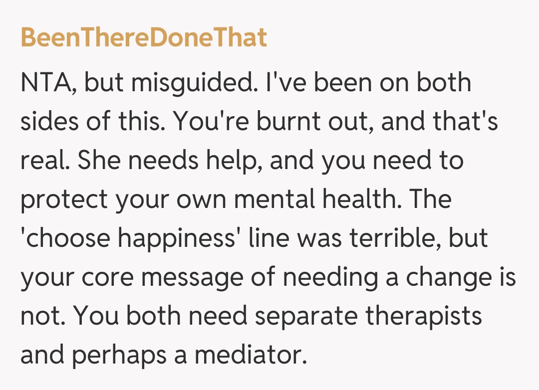 Comentariu de la BeenThereDoneThat