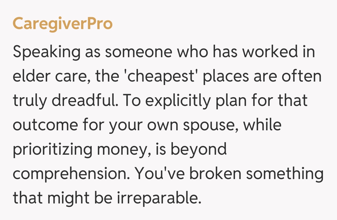 Comentariu de la CaregiverPro