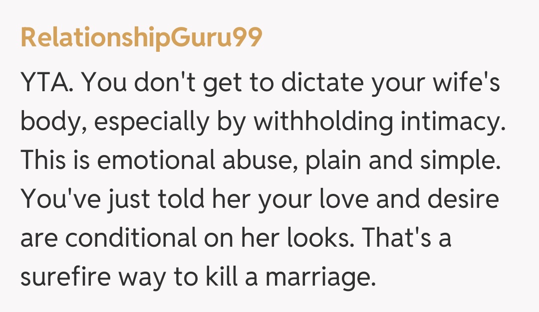 Comentariu de la RelationshipGuru99
