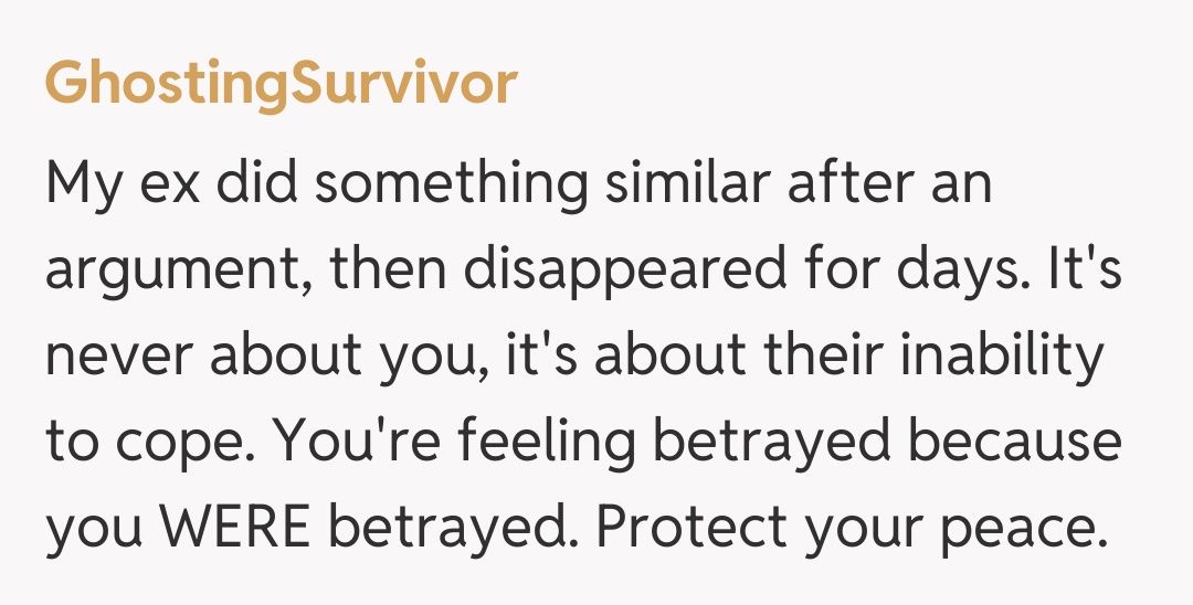 Comentariu de la GhostingSurvivor