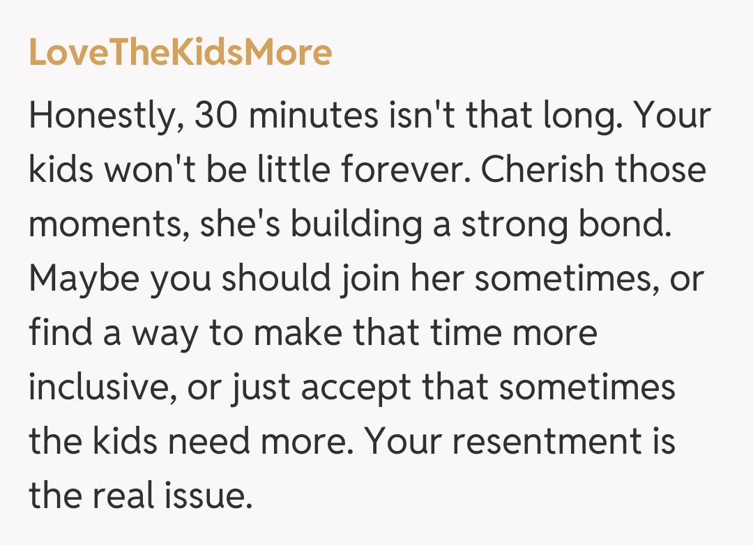 Comentariu de la LoveTheKidsMore