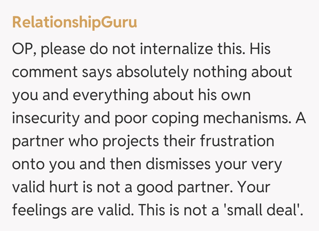 Comentariu de la RelationshipGuru