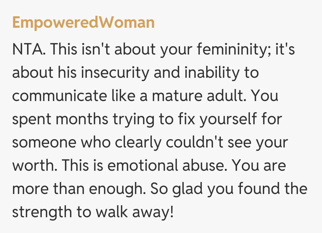 Comentariu de la EmpoweredWoman