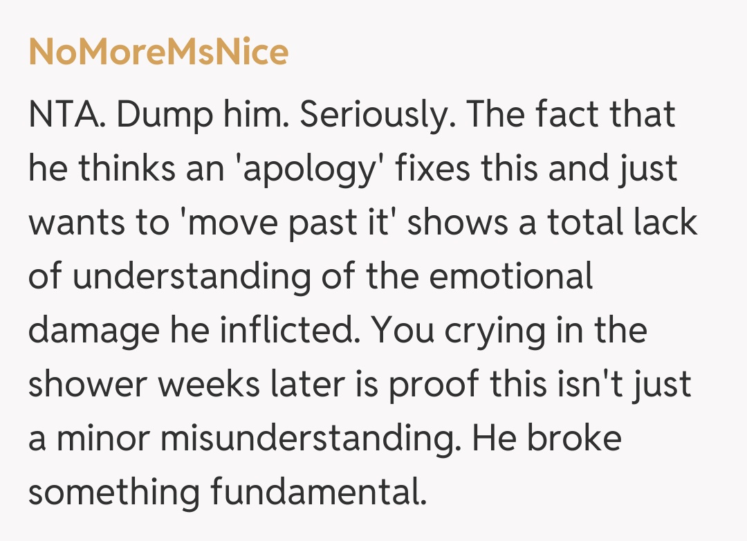 Comentariu de la NoMoreMsNice