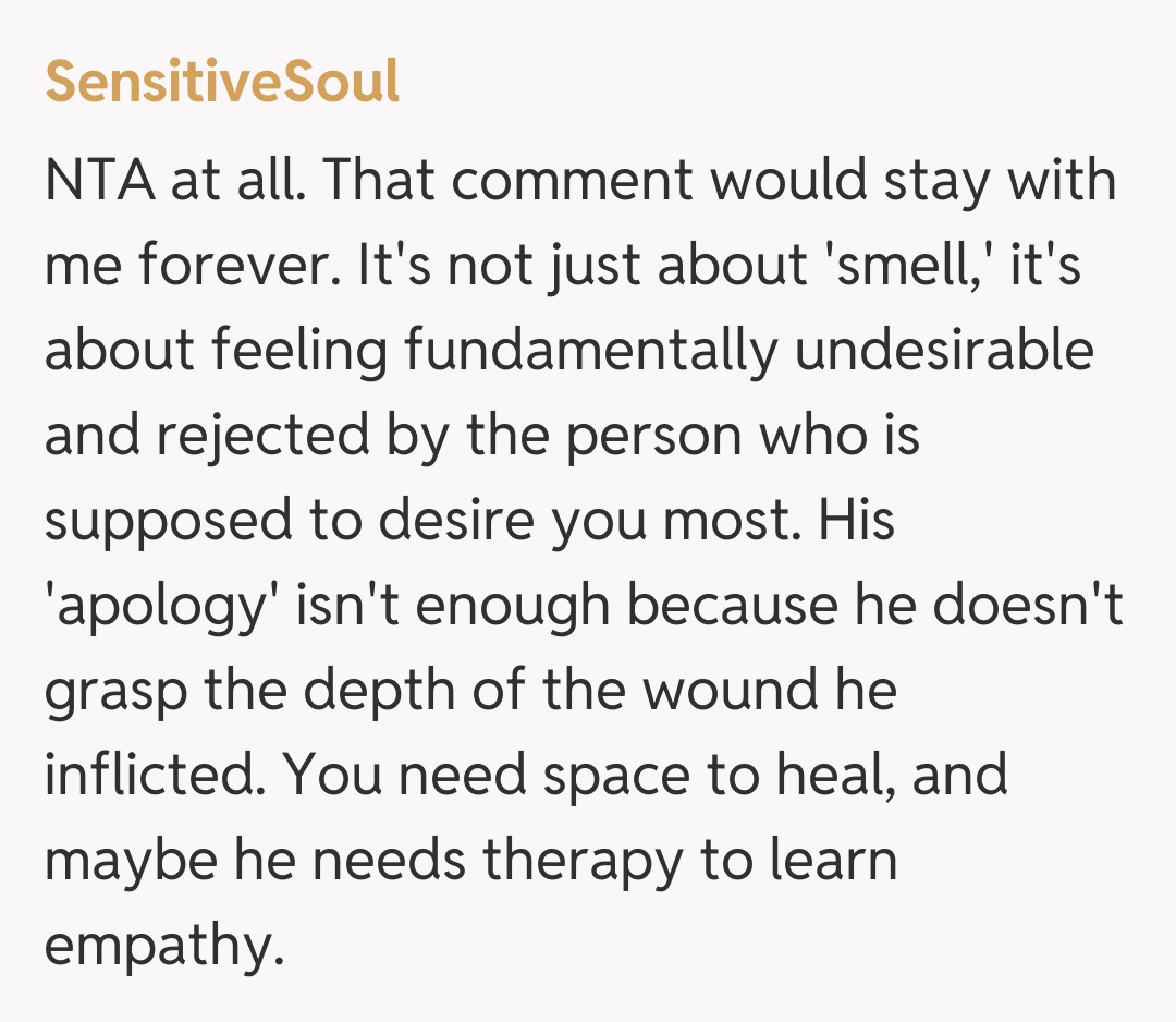 Comentariu de la SensitiveSoul