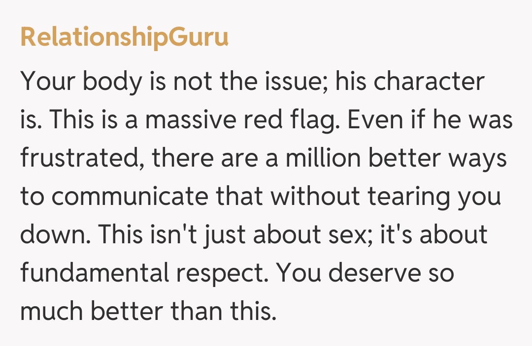 Comentariu de la RelationshipGuru