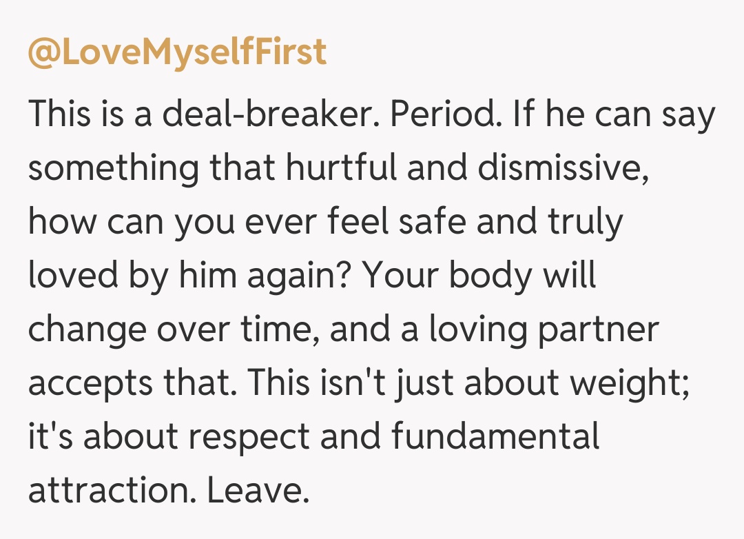 Comentariu de la @LoveMyselfFirst