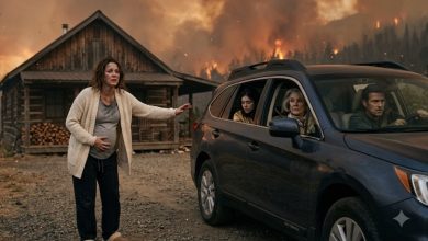 Photo of My Husband Drove Away With His Mother and Mistress, Leaving Me Pregnant in a Wildfire—Three Months Later, I Walked Into His Charity Gala