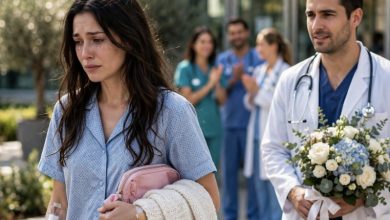Photo of My Husband Walked Out of the Hospital Holding Flowers for Another Woman. He Had No Idea What Was in My Bag.